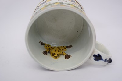 Lot 126 - Staffordshire pottery frog mug entitled...