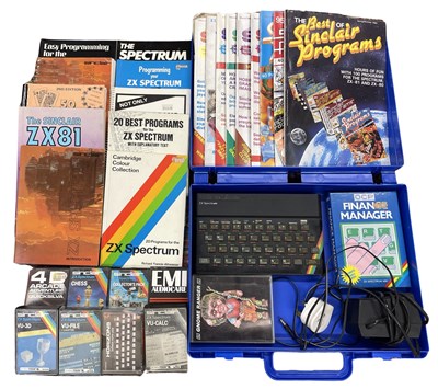 Lot 352 - A Sinclair ZX Spectrum, together with a...