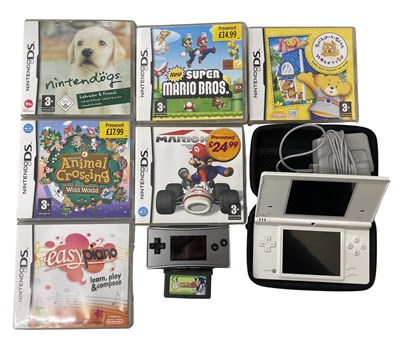 Lot 363 - A pair of Nintendo handheld consoles, to...