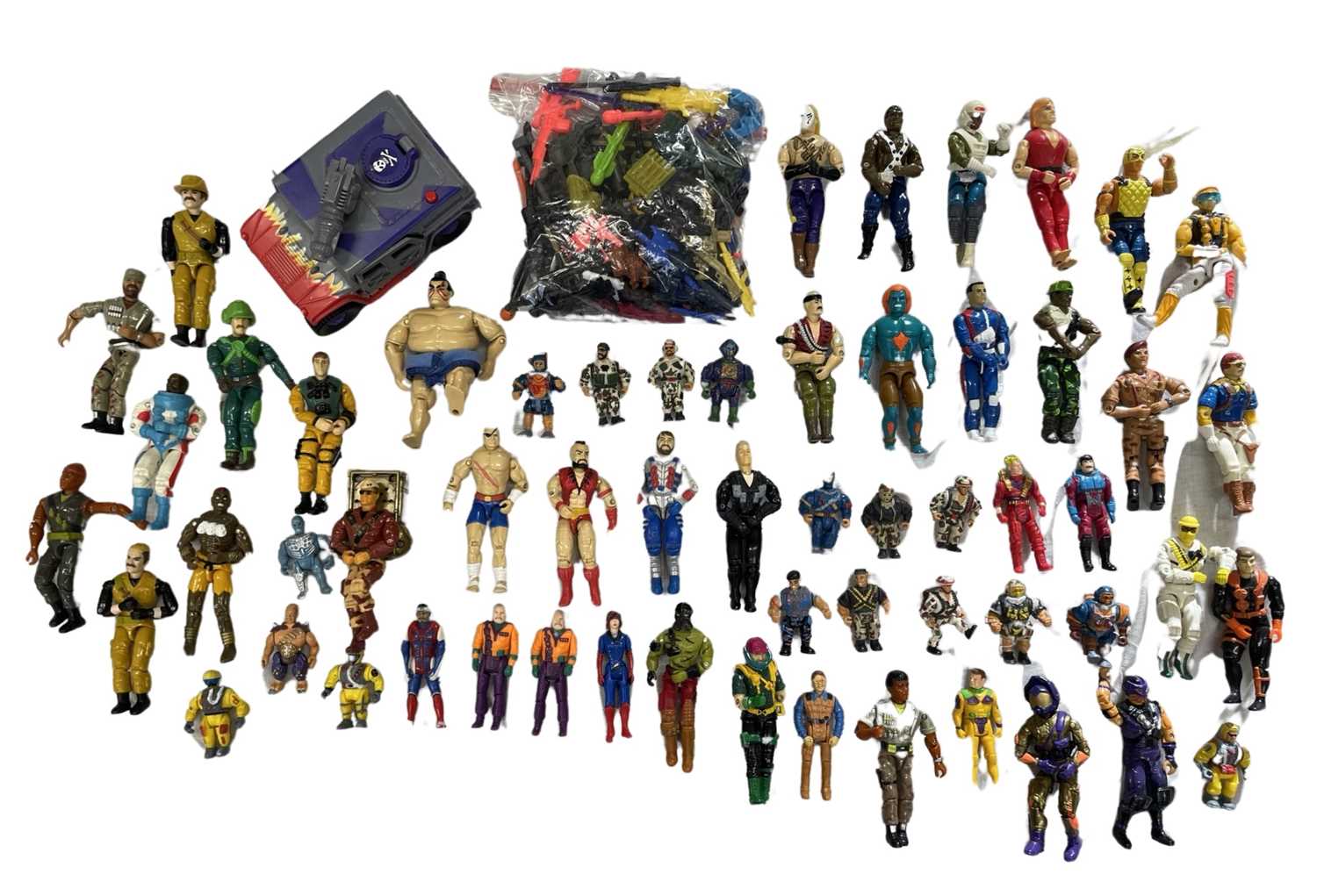 Lot 246 - A large collection of retro 1980s GI Joe play...