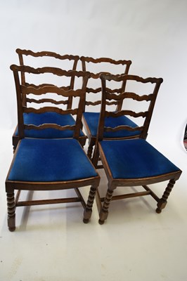 Lot 375 - Set of four late 19th or early 20th century...