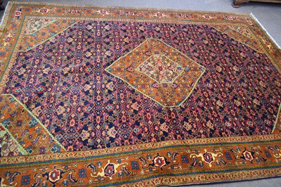 Lot 379 - 20th century fine Bijar wool floor rug...