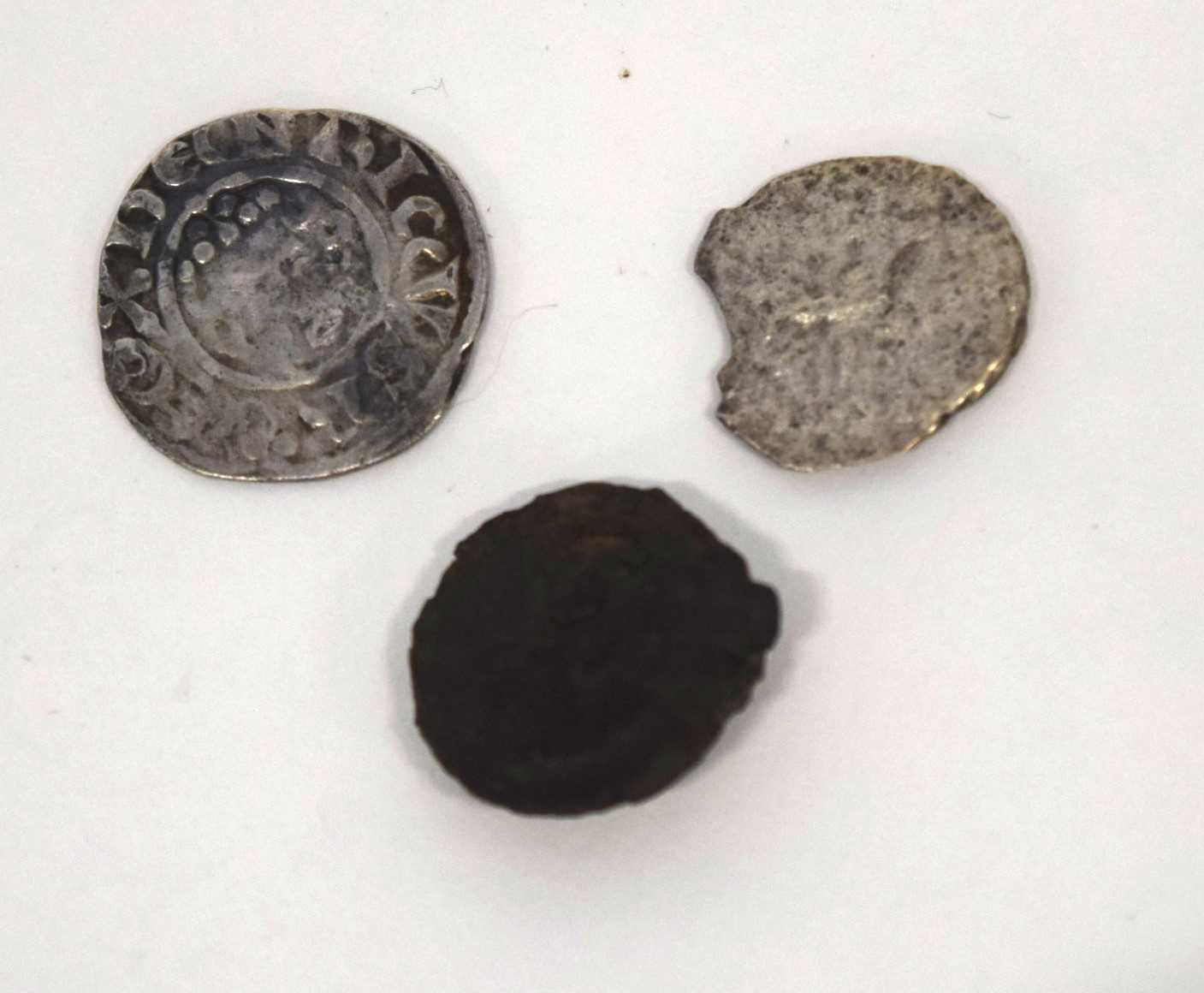 Lot 105 - Old English silver hammered Henry II, penny,...