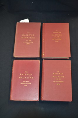 Lot 50 - THE RAILWAY MAGAZINE ILLUSTRATED, Four volumes:...