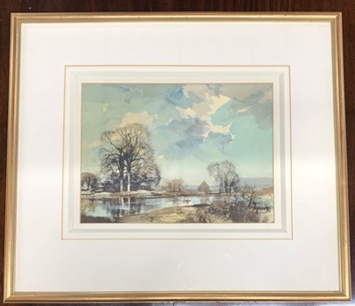 Lot 45 - Rowland Hilder (British,1905-1993), Landscape,...