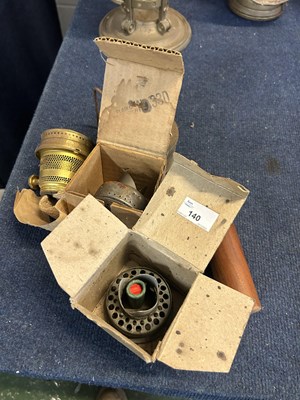 Lot 140 - Mixed Lot of oil lamp parts