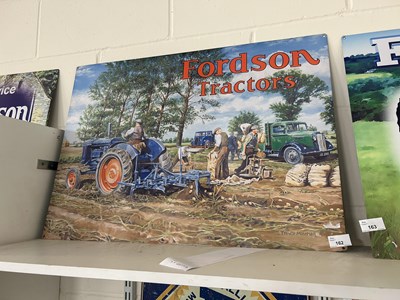 Lot 162 - Reproduction thin metal sign 'Fordson Tractors'