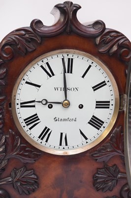 Lot 417 - Large mantel clock by Wilson of Stamford, late...