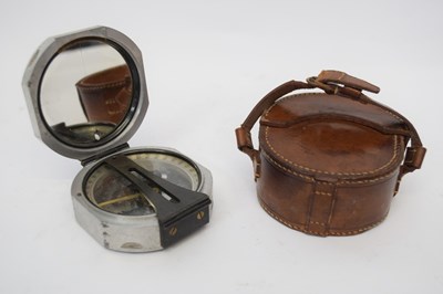 Lot 150 - Brunton military compass in original leather...