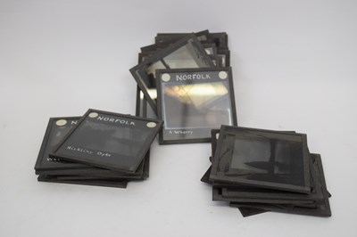 Lot 151 - Collection of over 30 magic lantern slides,...