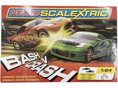 Lot 330a - A boxed Micro Scalextric set: Nissan 350Z...