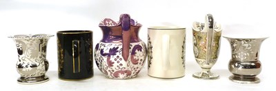 Lot 80 - Group of Wedgwood lustre wares after designs...