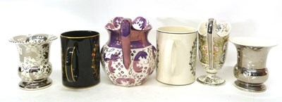 Lot 80 - Group of Wedgwood lustre wares after designs...