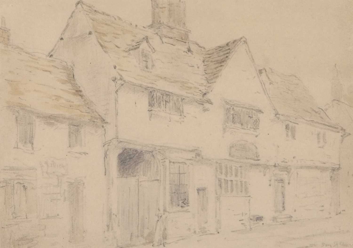 Lot 572 - British school, 19th century, 'Bury St Edmunds'...