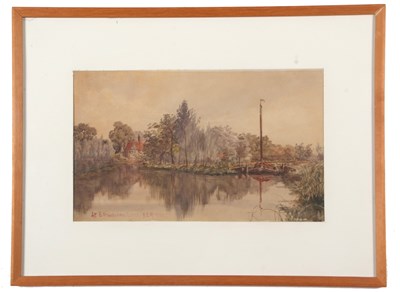 Lot 15 - British School, early 20th century, A wherry...