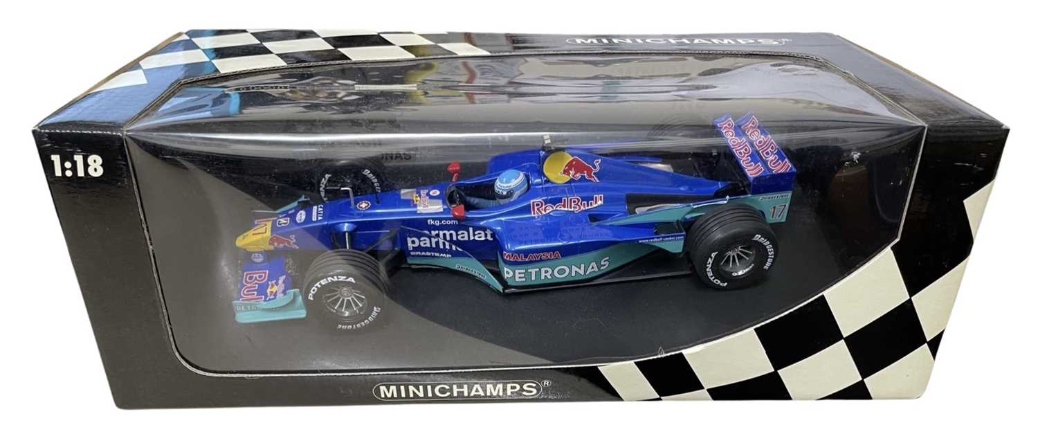 Lot 186 - A boxed Minichamps 1:18 scale model, Red Bull...