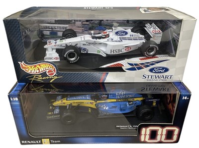 Lot 212 - A pair of boxed Hotwheels 1:18 scale model...
