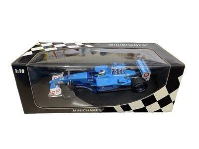 Lot 207 - A boxed Minichamps 1:18 scale model racing car,...