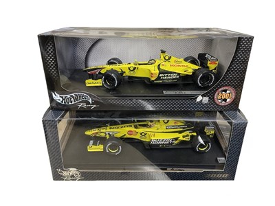 Lot 218 - A pair of boxed Hotwheels 1:18 scale model...