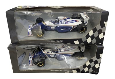 Lot 221 - A pair of boxed Paul's Model Art 1:18 scale...