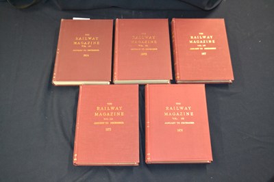 Lot 53 - THE RAILWAY MAGAZINE ILLUSTRATED: 5 volumes...