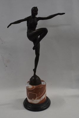Lot 346 - A further reproduction Art Deco figure after J...