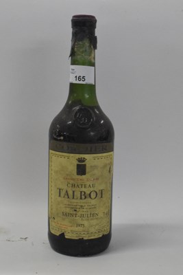 Lot 165 - 1975 Chateau Talbot, St Julien