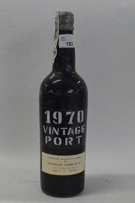 Lot 174 - 1970 Gonzales Byass Vintage Port