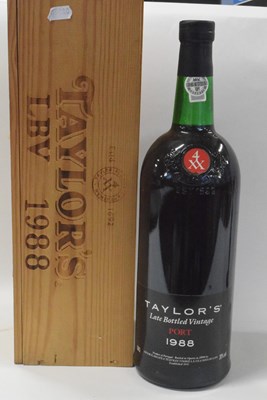 Lot 180 - A magnum of 1988 Taylor's LB Vintage (in...