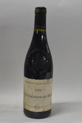 Lot 189 - 2008 Chateauneuf du Pape, Cru de la Vallee