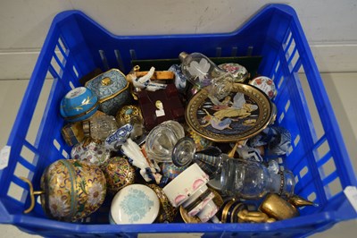 Lot 159 - MIXED LOT VARIOUS SMALL TRINKET BOXES AND...