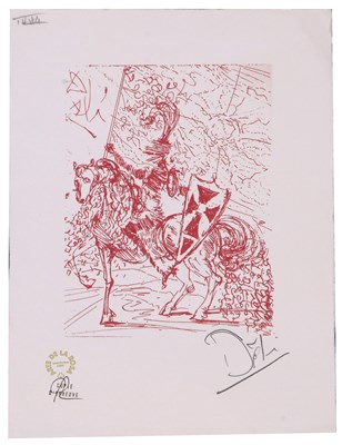 Lot 75 - salvador Dali, 'El Cid', signed limited print,...