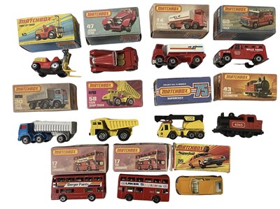 Lot 94 - A collection of boxed Matchbox die-cast...