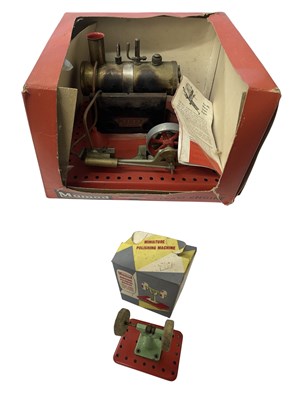 Lot 2 - A Mamod SE 2 Steam Engine, together with a...