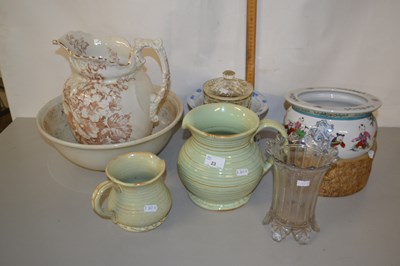 Lot 23 - Mixed Lot: Various jugs, reproduction Chinese...
