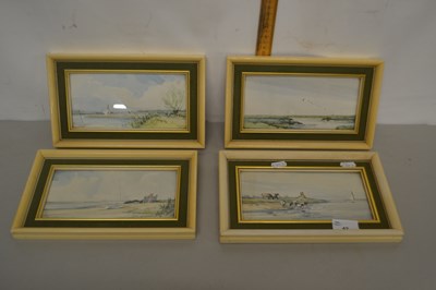 Lot 42 - A group of four small watercolours by Jason...