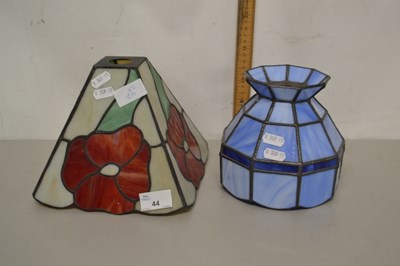 Lot 44 - Two reproduction Tiffany style light shades