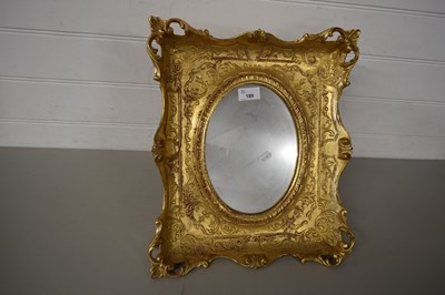 Lot 189 - GILT WOOD FRAMED DRESSING TABLE MIRROR WITH...