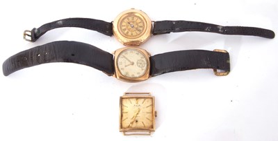 Lot 295 - Mixed Lot: ladies late 19th century 14K gold...