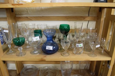 Lot 527 - MIXED LOT VARIOUS DRINKING GLASSES