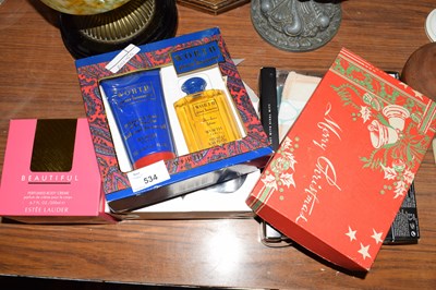 Lot 534 - MIXED LOT VARIOUS AFTERSHAVE AND COSMETICS