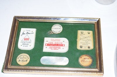 Lot 245 - Mixed Lot comprising a small framed group of...