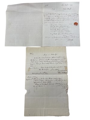 Lot 483 - AN IMPORTANT LETTER DATED 8TH JUNE 1790 FROM...
