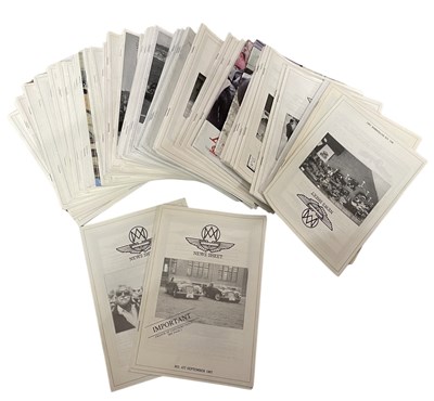 Lot 80 - ASTON MARTIN NEWS SHEETS: A large collection...