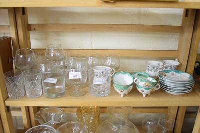 Lot 562 - MIXED LOT VARIOUS TEA WARES, GLASS WARES ETC