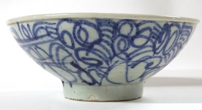 Lot 261 - A Chinese porcelain bowl with a Ming style...