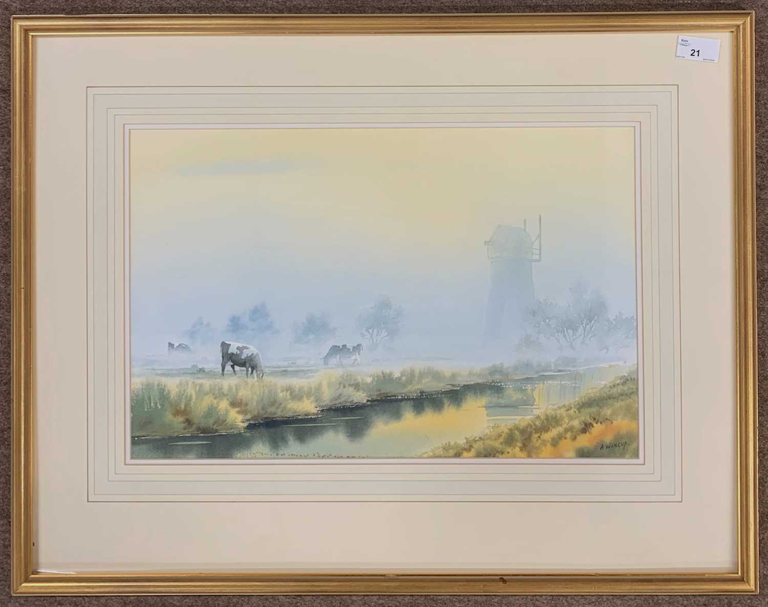 Lot 21 - Adrian Wincup (British, contemporary) Pastoral...