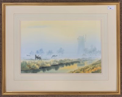 Lot 21 - Adrian Wincup (British, contemporary) Pastoral...