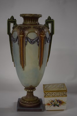 Lot 310 - A 19th Century Royal Worcester vase of...