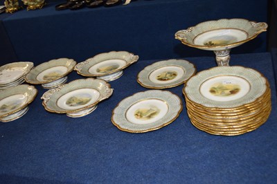 Lot 314 - A mid 19th Century English porcelain dinner...